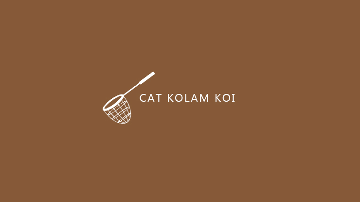 Cat Kolam Koi